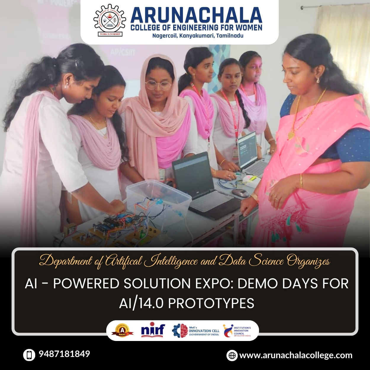 Department of AI&DS organized AI Expo